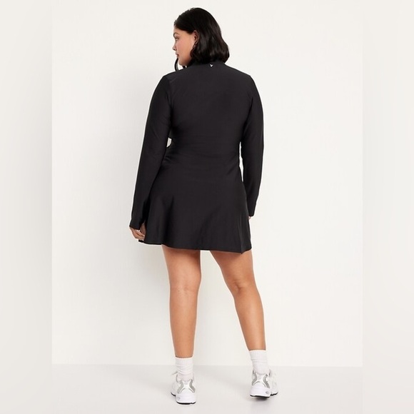 NWT! Old Navy Red Velvet PowerSoft Half-Zip Athletic Dress 💜 - Picture 9 of 11